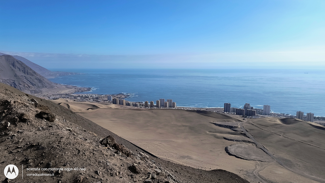 La costa del Pacifico presso Iquique