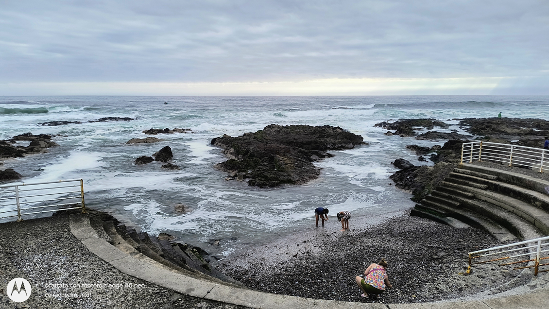 Iquique e l'Oceano Pacifico