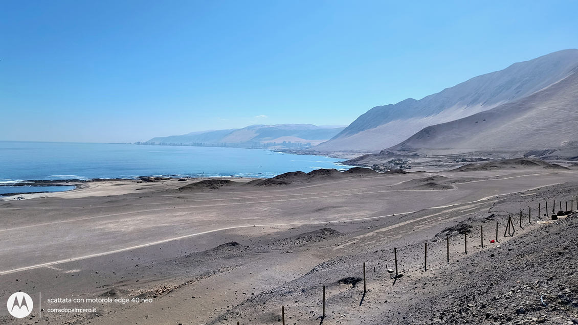 La costa del Pacifico lungo la Ruta 1