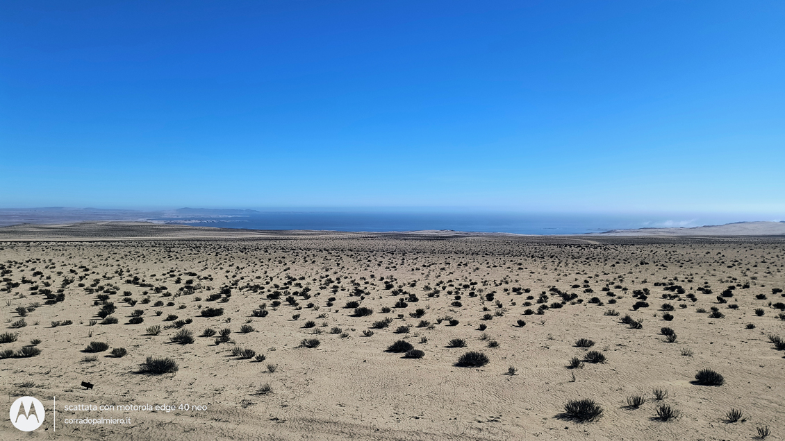 La strada nel deserto durante la Tappa 21