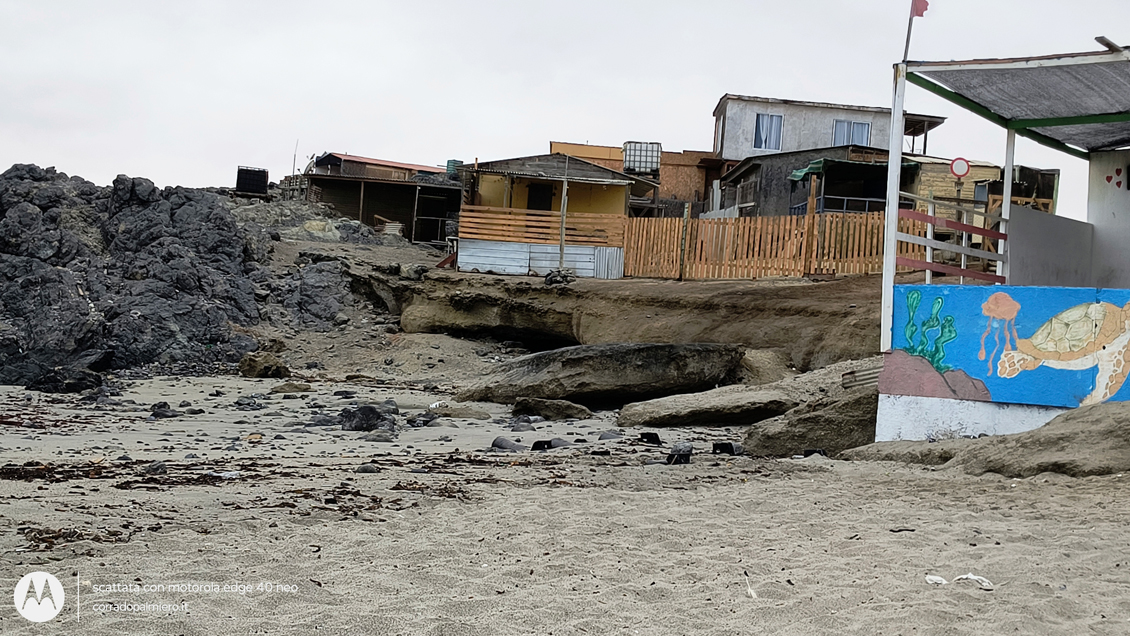 Caleta Barranquilla, il villaggio affacciato sul mare